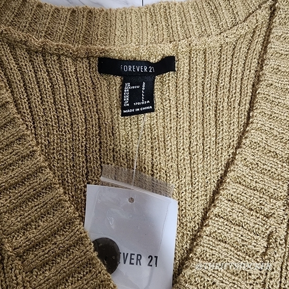 Forever 21 button front sweater vest - Picture 7 of 7